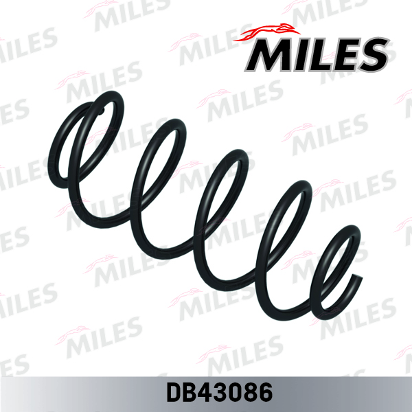 Пружина (2шт. в упаковке) MILES DB43086 (цена за 1шт.) FORD MONDEO III 2.0DI/2.0TDDI/2.0TDCI/2.2TDCI