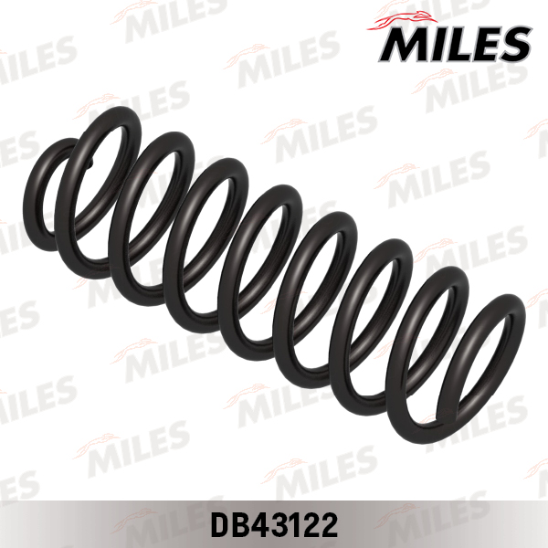 Пружина (2шт. в упаковке) MILES DB43122 (цена за 1шт.) RENULT SANDERO 07- задняя