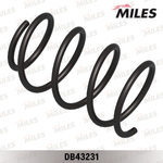 Пружина (2шт. в упаковке) MILES DB43231 (цена за 1шт.)  Kia Ceed 06- (ED) пер.